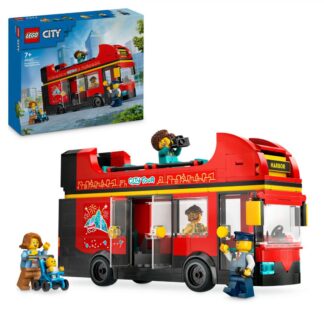 Red Double-Decker Sightseeing Bus 60407