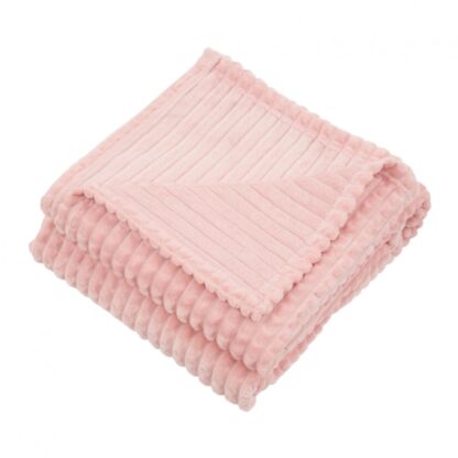 FLANNEL BLANKET 150X200 CM PINK - Image 3