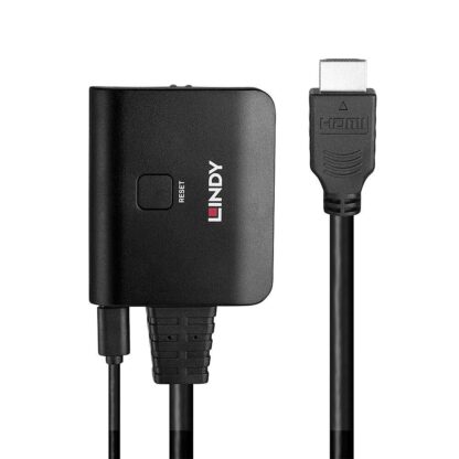 Lindy cable 2 HDMI ports 4K60 black - Image 2