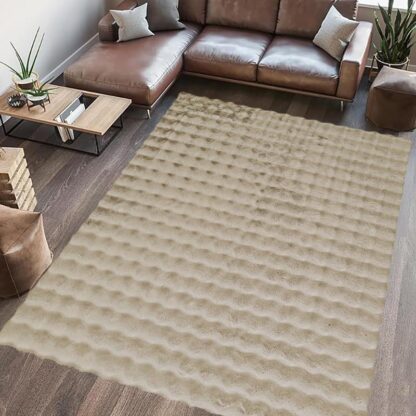 PAOPAO FUR CARPET 200X300 CM BEIGE