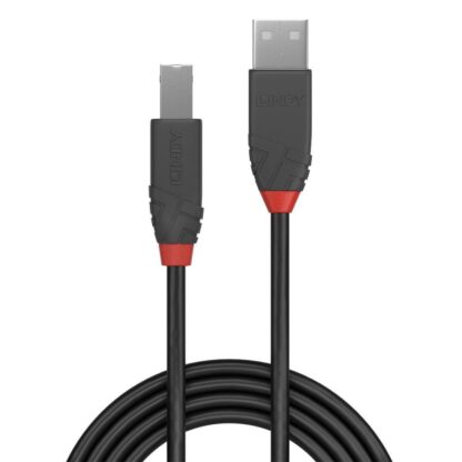 Lindy 5m USB 2.0 Type A to B Anthra Line Cable - Image 2