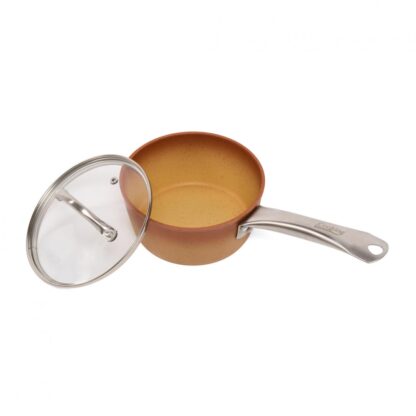Casserole + Lid 16x7.5cm, 1.2L, BRASI CERAMICS