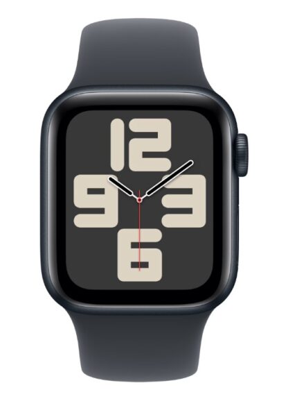 Apple Watch SE GPS 40mm Midnight Aluminium Case with Midnight Sport Band - M/L