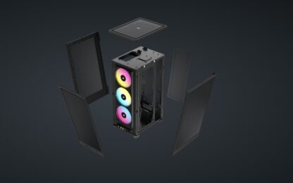 Corsair iCUE 2000D AIRFLOW RGB MINI-ITX Black - Image 3