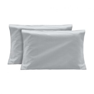 SET OF 2 PILLOW CASES 50X70 CM GREY