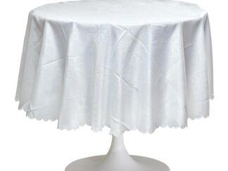 ROUND TABLE CLOTHING 180 CM WHITE 01