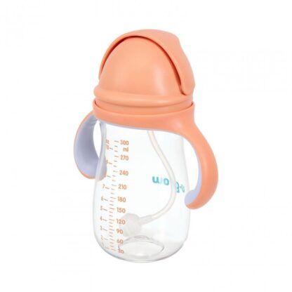 Tritan straw cup, orange, 300ml, U-Grow - Image 3