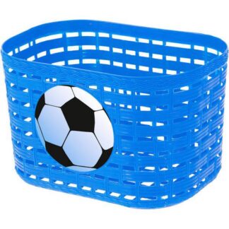 PLASTIC BASKET FOR CHILDREN M-WAVE BLUE FOOTBALL