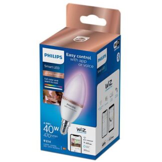 Philips smart RGB LED bulb, candle