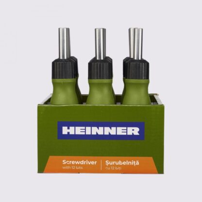 HEINNER SCREWDRIVER WITH 12 BITS 25MM - Image 3