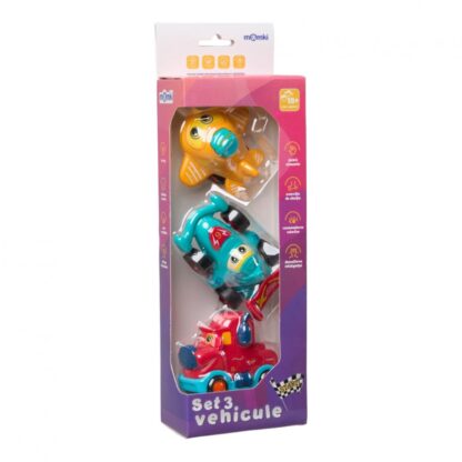 SET OF 3 INERTIA DRIVEN VEHICLES - Image 3