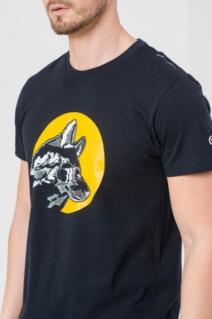Navy Blue-S Men's Casual T-Shirt - Image 5