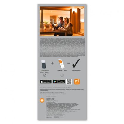 SMART OUTD WIFI CURVE WALL RGBW DG LEDV - Image 3