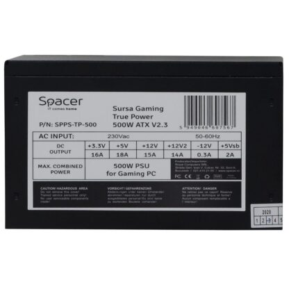 PSU Spacer ATX TP500 500W - Image 3