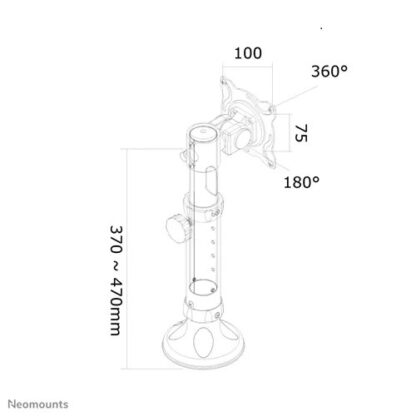 Neomounts Screen TV Desk Mount 3-Motion 10"-30" - Image 2