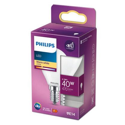 LED CLASSIC 40W P45 E14 WW FR ND RFSRT4 - Image 2