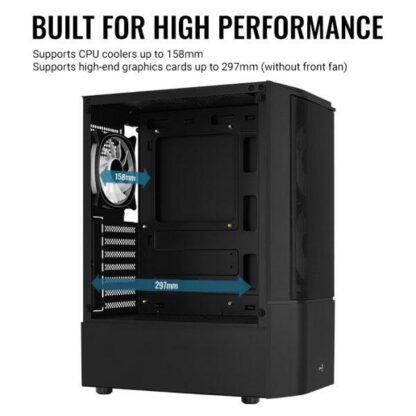 PC Case Aerocool Quantum Mesh V3 Black - Image 4