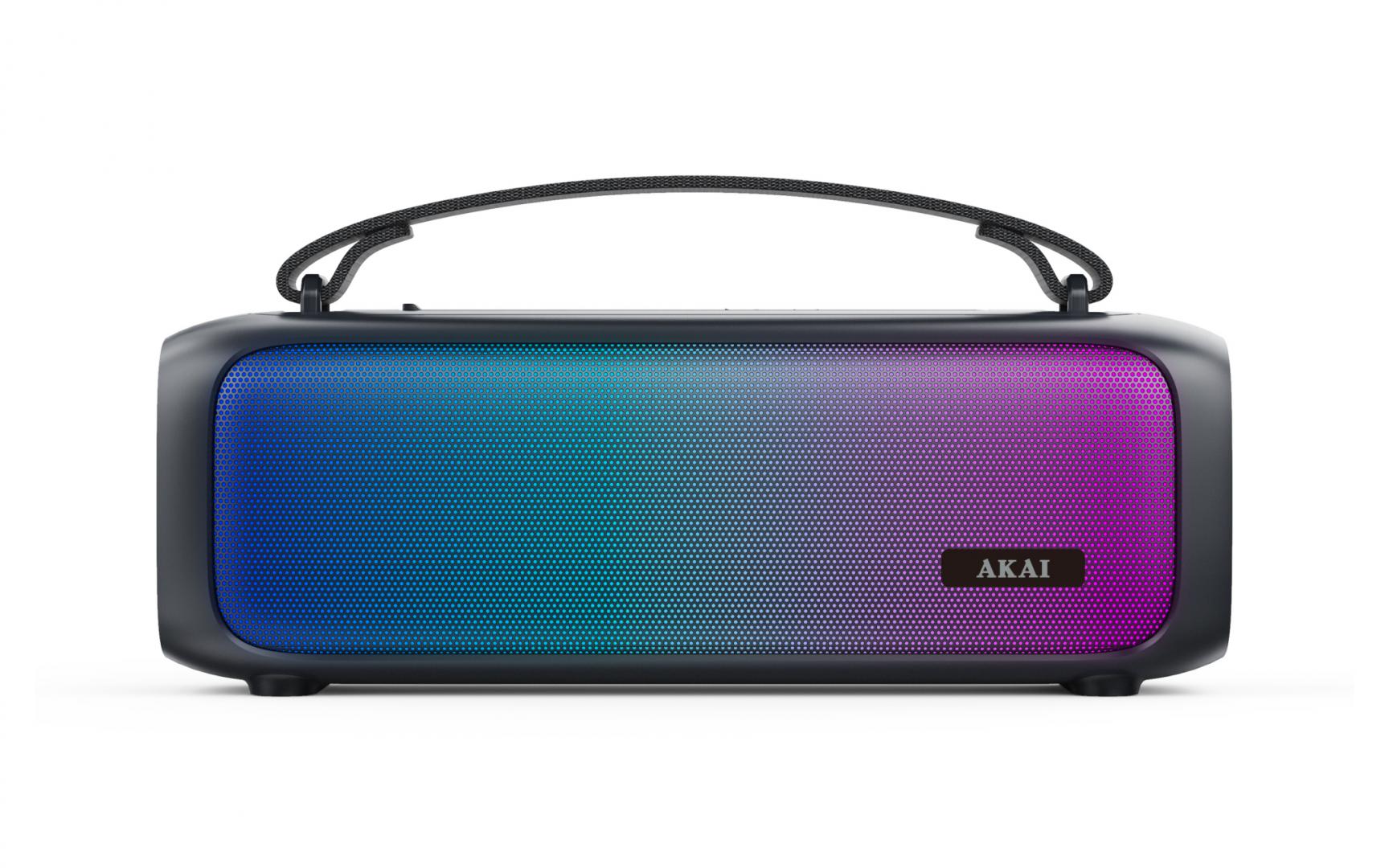 Portable Speaker Akai ABTS 08 BK 8W Black EU Supplies