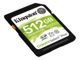 SD CARD Kingston 512GB CL10 UHS-I Select Plus