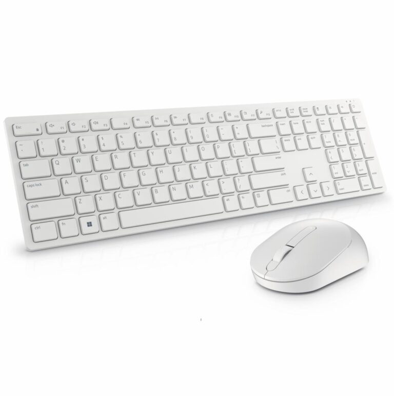 Dell Keyboard + Mouse KM5221W White - EU Supplies