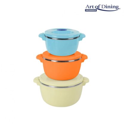FOOD WARMER 3 PCS SET 2+4+6L,BELLY BEIGE