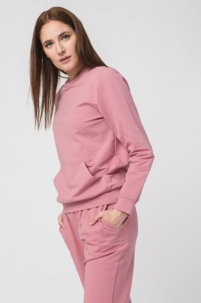 Pink-Xs Women's Casual Cotton Blouse - Image 2