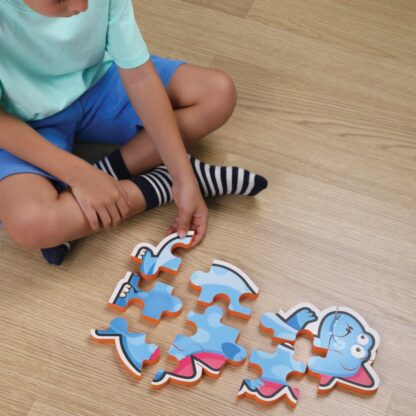 MAXI PUZZLE, 10 PIECES - BLUE - Image 3