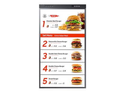 Professional screen Samsung OM55N-D Dual