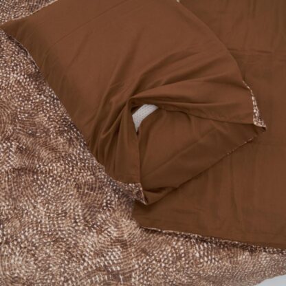 PRINTED VELVET BED SET KING SIZE DUST - Image 3
