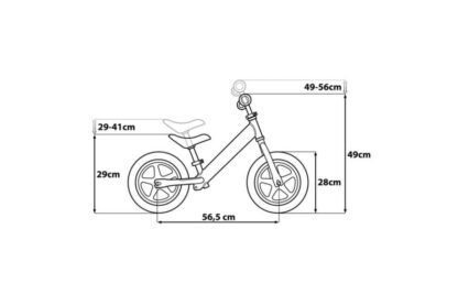 METAL BALANCE BIKE, SEVEN, FROZEN MODEL, 12 INCH, MULTICOLOR - Image 3