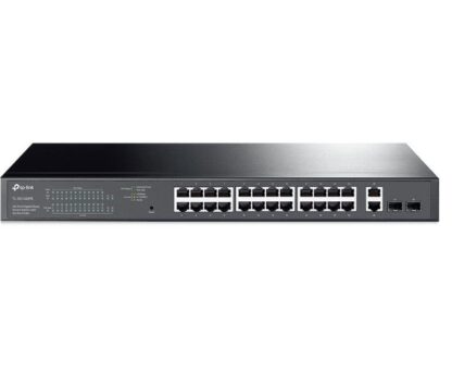 TP-LINK SWITCH 28-PORT GB EASY SMART POE+