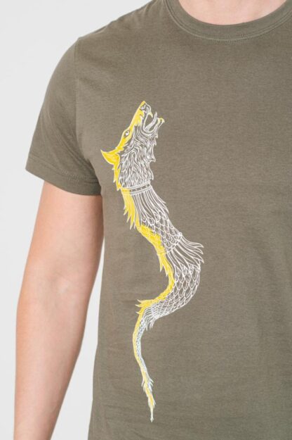 Dracon Men's Casual T-Shirt Gray-L - Image 6