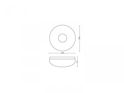 FLOURISH HUE CEILING EU/UK WHITE 32W 24V - Image 3