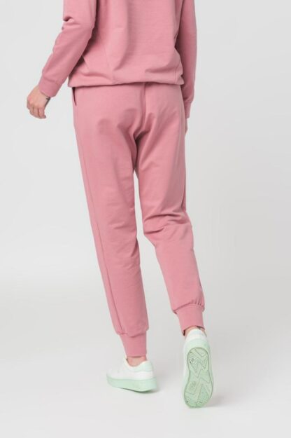 Pink-L Cotton Women's Pants - Image 2