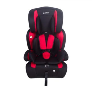 Car seat, 76-150 cm, red/black