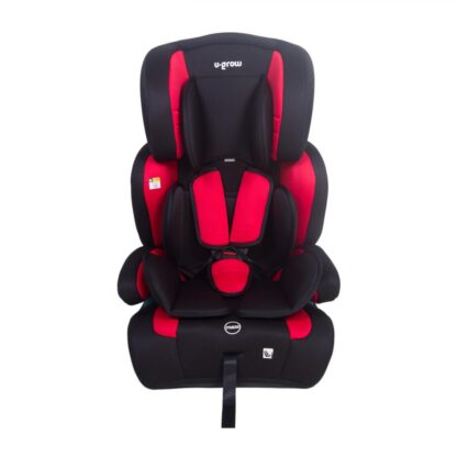 Car seat, 76-150 cm, red/black