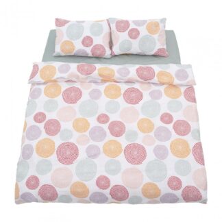 Lenjerie dubla 100% bumbac 4 piese, Mara