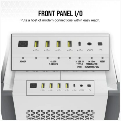 Corsair Case 7000D AIRFLOW Full-Tower White - Image 5