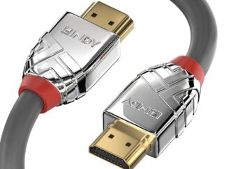Lindy 0.5m High Speed HDMI Cable, Chrome