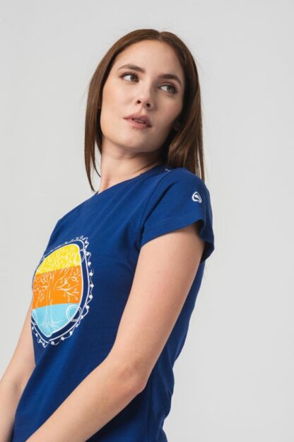 Royal Blue-Xl Women's Family Wheel T-Shirt - Image 6