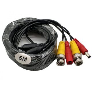 VIDEO CABLE WITH POWER SUPPLY 5M 4k