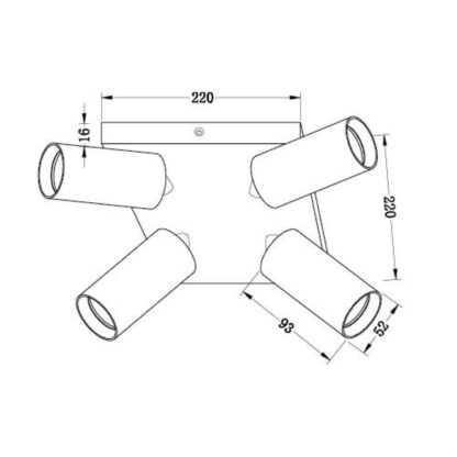 SP714-4SQ WH LUX VIVALUX - Image 2