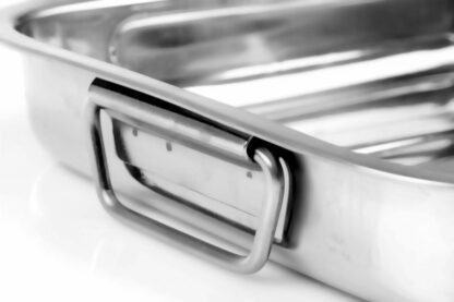 Oven Tray stainless steel 25x19x4.5 CM - Image 3