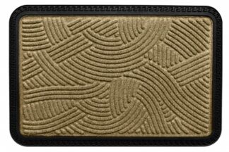 CARPET IN TEXTILE+RUBBER 40X60CM, BROWN