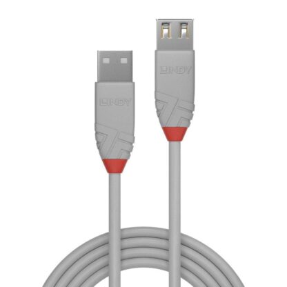 Lindy 3m USB 2.0 Type A Extension Cable, Anthra Line