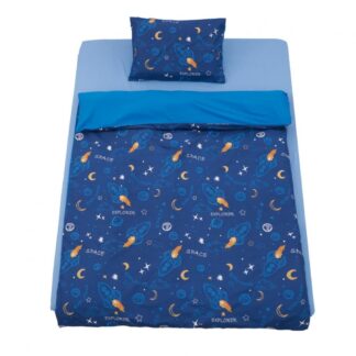 SPACE SINGLE COTTON BED SET