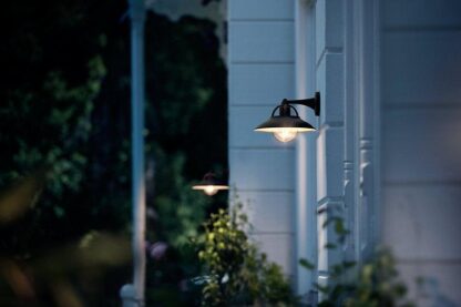 Cormorant wall lantern black 1x42W 230V - Image 3