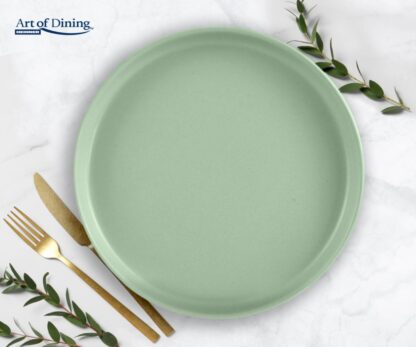 SET OF 6 CERAMIC FLAT PLATES 27CM, YVONNE - Image 3