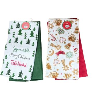Set of 2 kitchen towels, 38x63 cm
