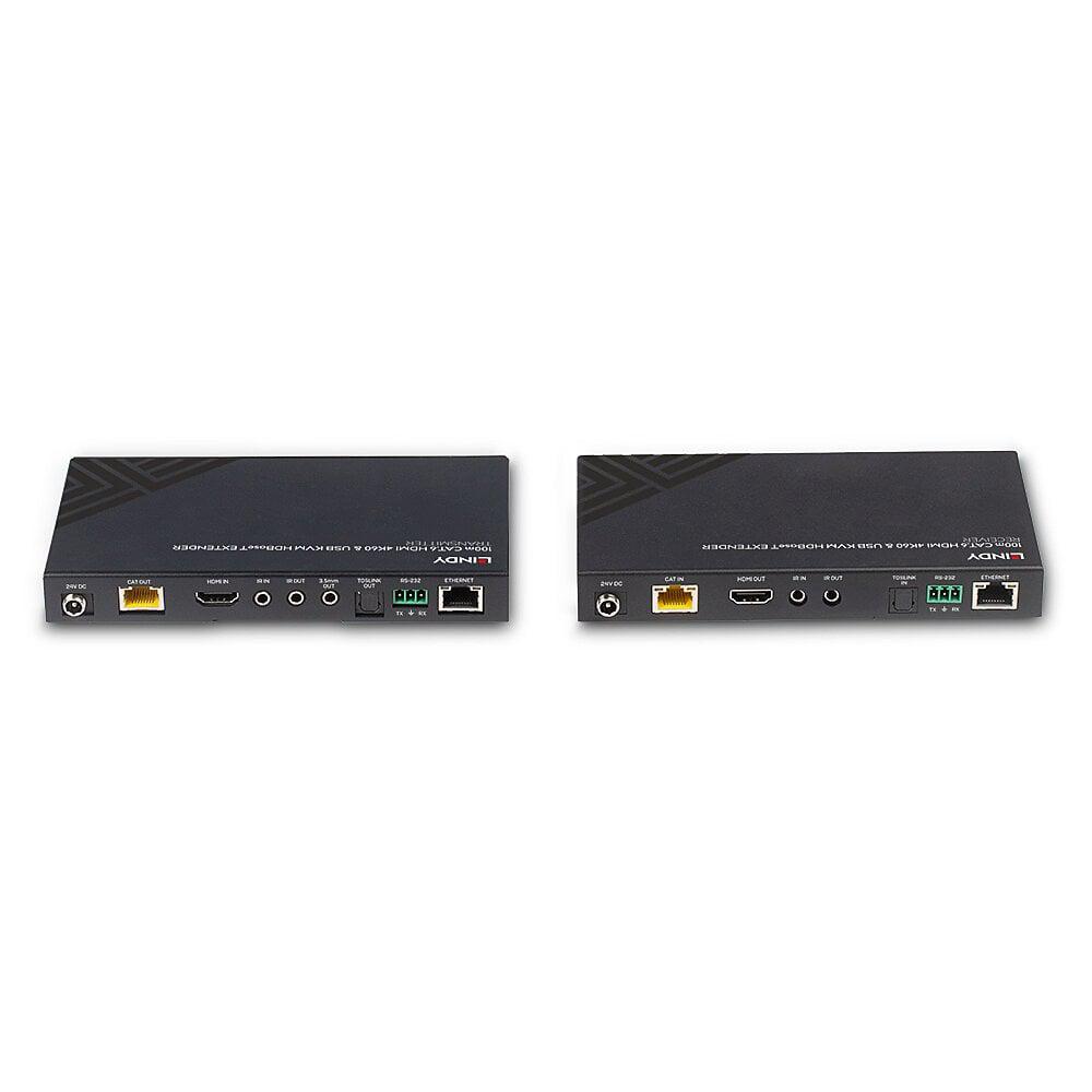 Lindy Extender HDMI 4K30 et IR Cat.6 70 m avec PoC et Loop Out